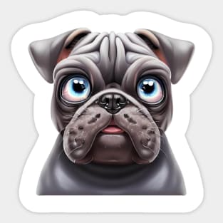 Furtastic Alapaha Blue Blood Bulldog Sticker